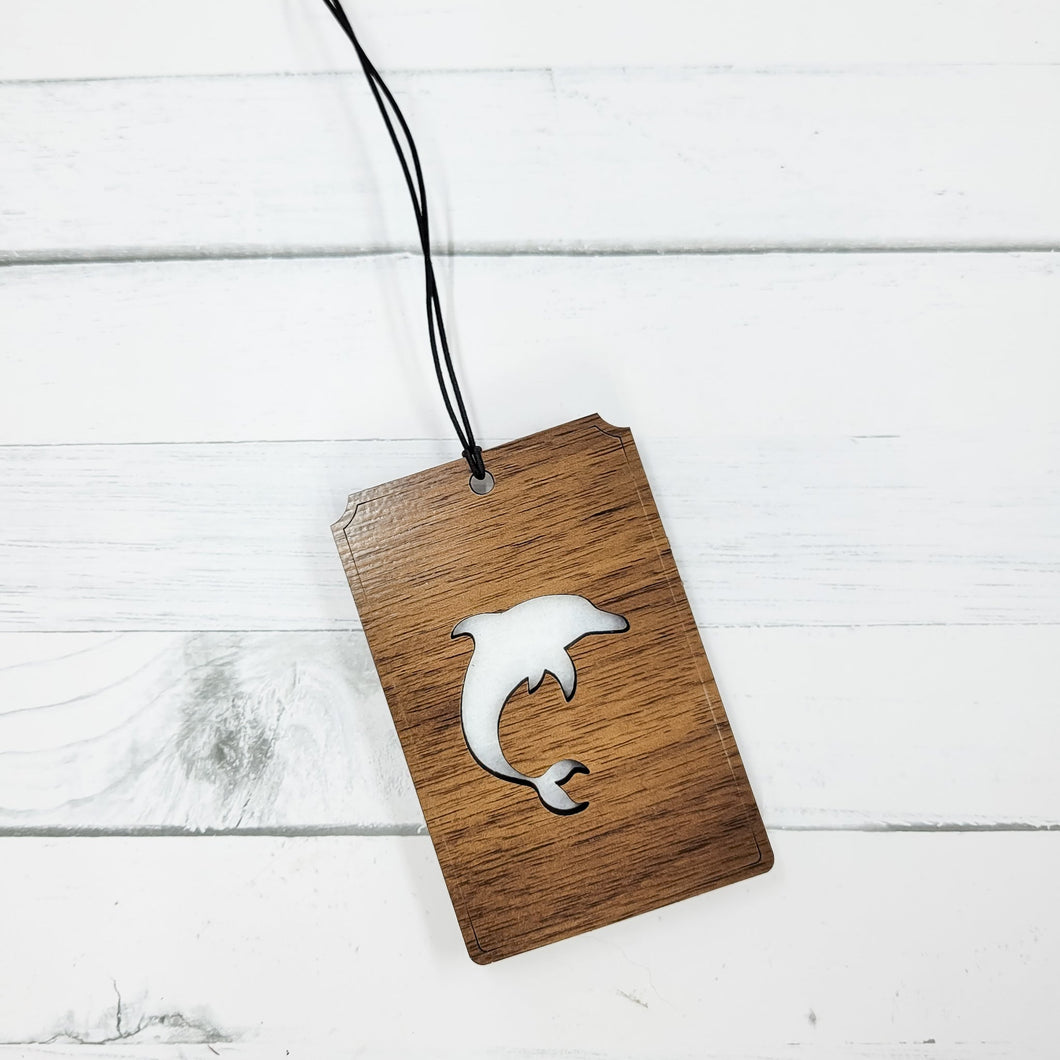 Dolphin Wooden Diffuser Air Freshener