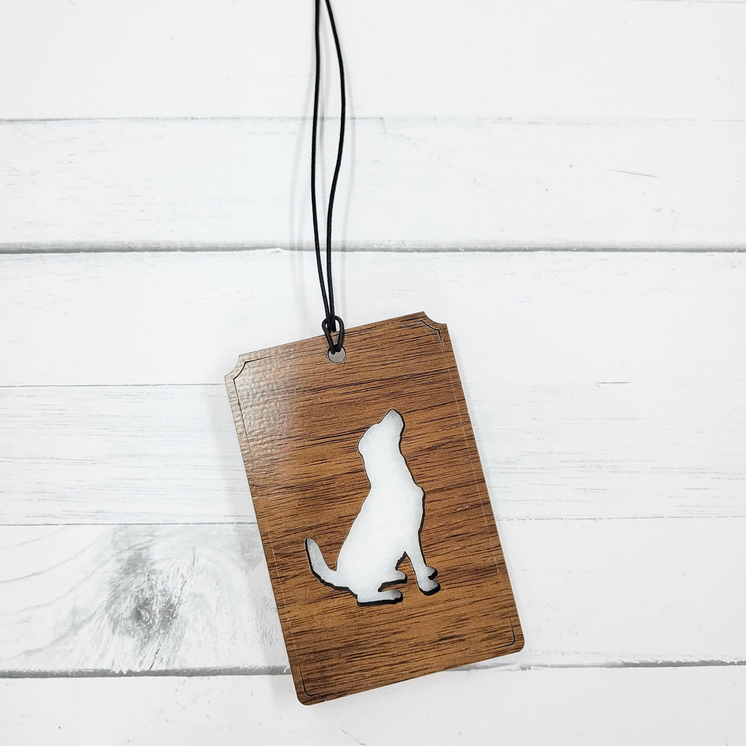 Dog Wooden Diffuser Air Freshener